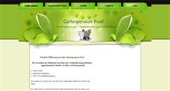 Desktop Screenshot of gartenpension.at